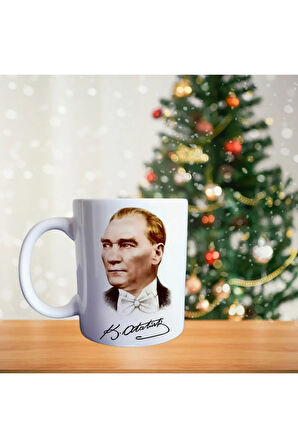 Gazi Mustafa Kemal Atatürk Porselen Kupa