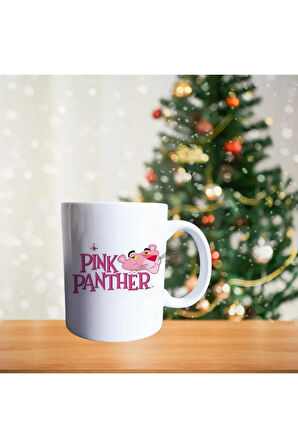 Pembe Panter - Pink Panter Çizgi Karakter Porselen Kupa