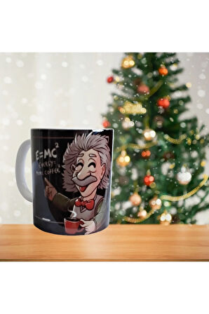 Albert Einstein Porselen Kupa