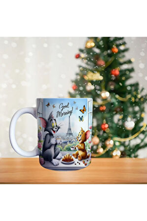 Tom Ve Jerry Porselen Kupa