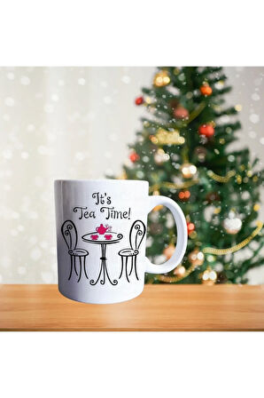 Çay Vakti Porselen Kupa