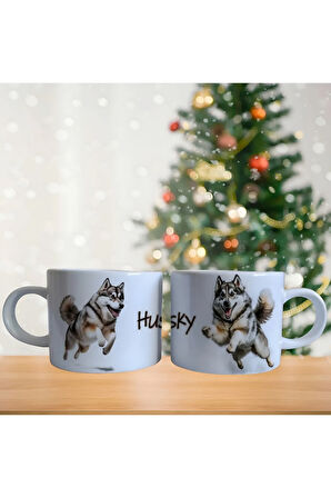 Husky Porselen Fincan / Kupa -mug