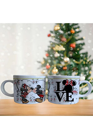 Mickey ve minnie mouse Porselen Fincan / Kupa -mug