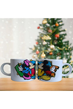 Mickey ve minnie mouse Porselen Fincan / Kupa -mug