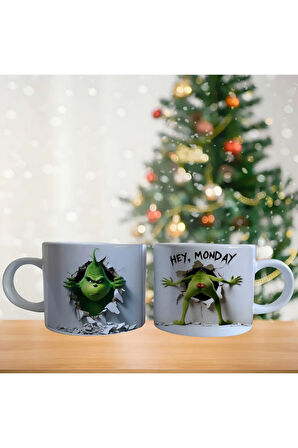 Grinch pazartesi sendromu Porselen Fincan / Kupa -mug