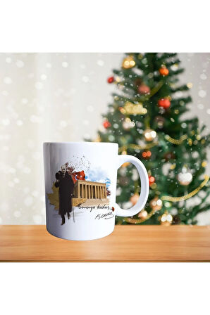 Kara Harp Okulu arma Porselen Kupa