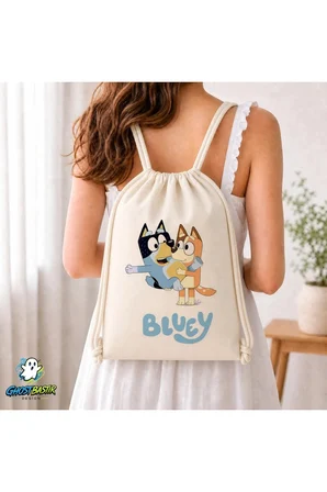 Bluey Büzgülü Keten Çanta C038