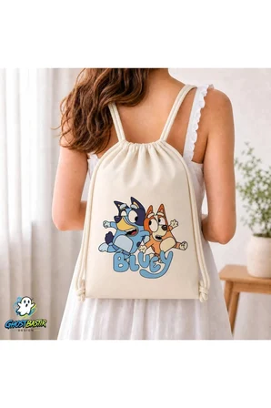 Bluey Büzgülü Keten Çanta C040