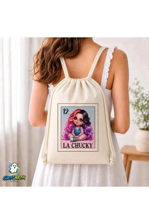 Chucky Büzgülü Keten Çanta C063
