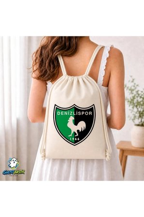 Denizlispor Büzgülü Keten Çanta C075