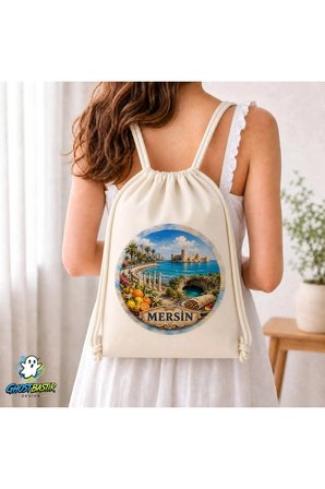 Mersin Büzgülü Keten Çanta C184