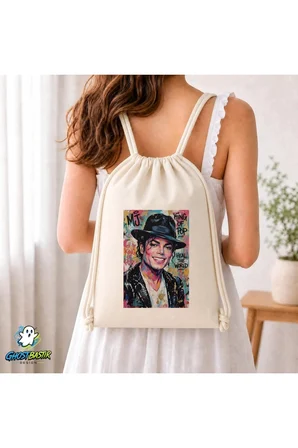 Michael Jackson Büzgülü Keten Çanta C186