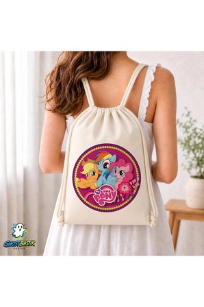 My Little Ponny Büzgülü Keten Çanta C202