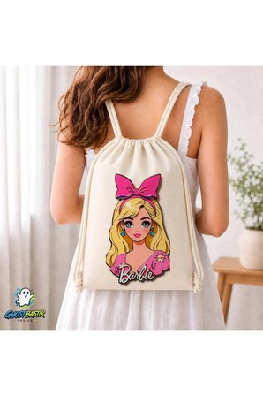 Barbie Büzgülü Keten Çanta C210