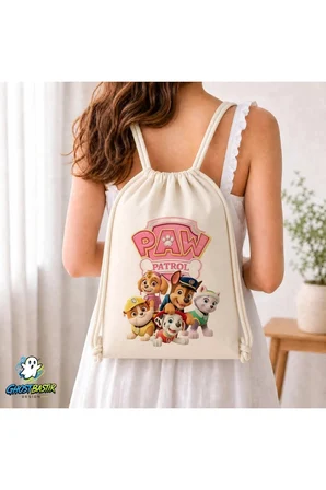 Paw Patrol Büzgülü Keten Çanta C217