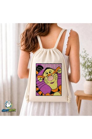 Tigger Büzgülü Keten Çanta C335