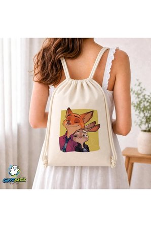 Zootropolis Büzgülü Keten Çanta C377