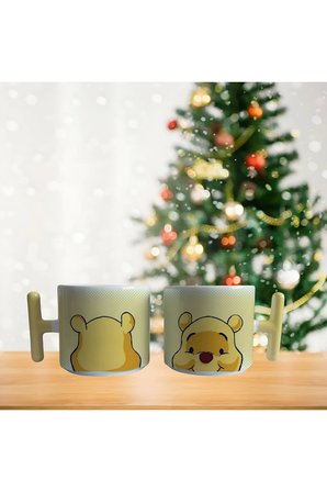 Ghostbastır Design Kupa Winnie The Pooh Porselen Temalı Kupa Bardak
