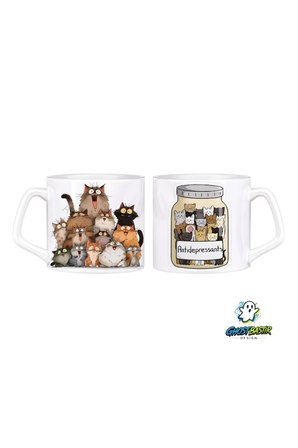 Ghostbastır Design Kediler Porselen Kupa Bardak