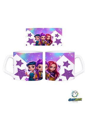 Ghostbastır Design K-Pop Demon Hunters Kupa Bardak | Tek Adet 1005