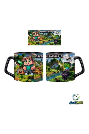 Ghostbastır Design Minecraft Kupa Bardak | Tek Adet 1036