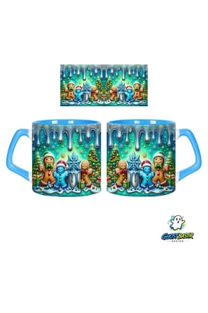 Ghostbastır Design Tarçınlı Kurabiye Noel | Yılbaşı Kupa Bardak | Tek Adet 1085