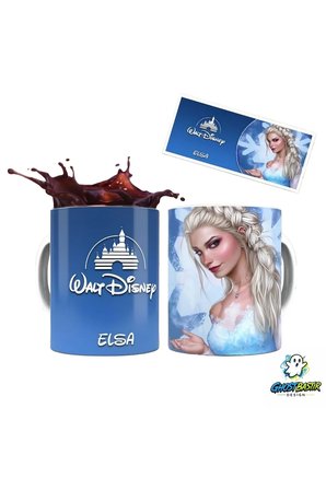 Ghostbastır Design Elsa Kupa Bardak Porselen