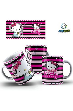 Ghostbastır Design Hello Kitty Kupa Bardak Porselen