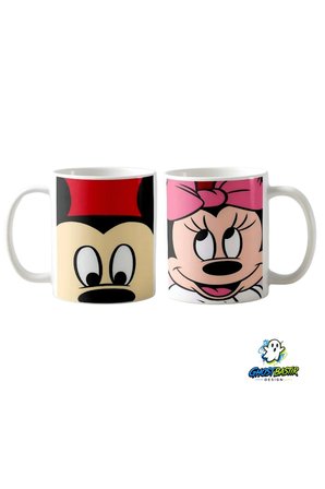 GHOSTBASTIR DESIGN Kupa Bardak Porselen Mickey ve Minnie