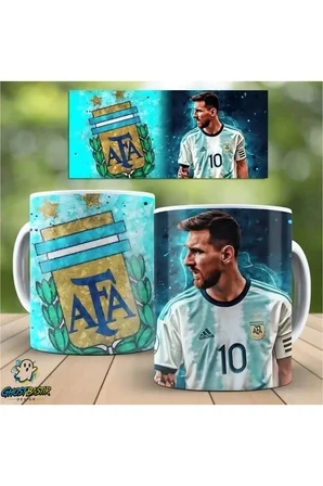 GHOSTBASTIR DESIGN Messi Kupa Bardak | Tek Adet K0454