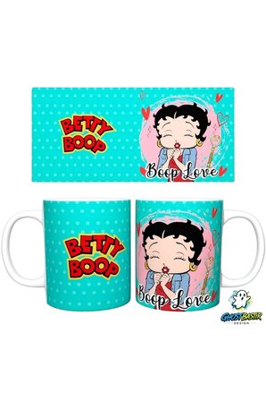 GHOSTBASTIR DESIGN Betty Boop Kupa Bardak | Tek Adet K0468