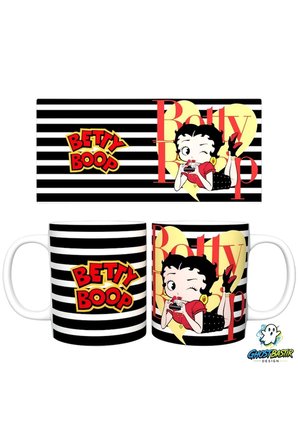 GHOSTBASTIR DESIGN Betty Boop Kupa Bardak | Tek Adet K0489