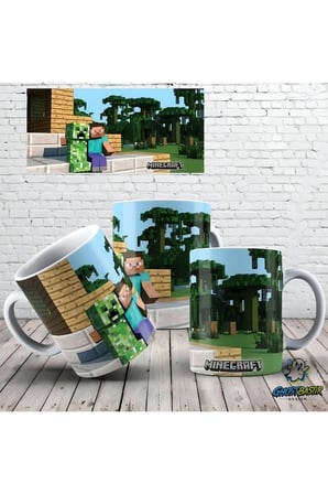 Ghostbastır Design Minecraft Kupa Bardak | Tek Adet K0614