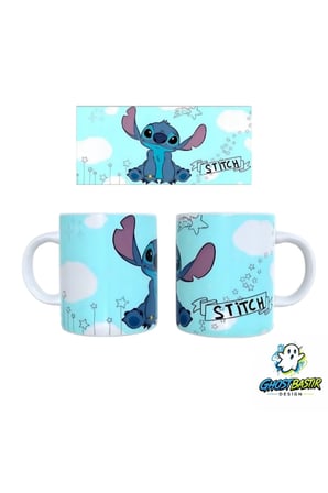 Ghostbastır Design Stitch Kupa Bardak | Tek Adet K0686