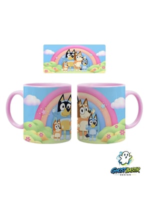 Bluey Ailesi Kupa Bardak | Tek Adet K0726