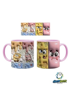 Sünger Bob Kupa Bardak | Tek Adet K0836