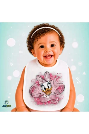 Cindy Keten Bebek Mama Önlüğü – Yumuşak, Emici, Yıkanabilir, Özel Tasarım P038