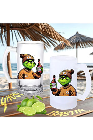 Grinch buzlu ya da buzsuz bira bardağı