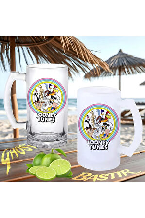 Looney tunes buzlu ya da buzsuz bira bardağı
