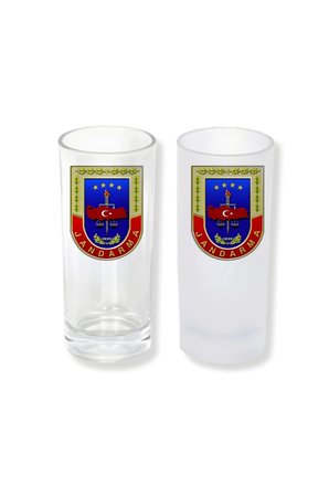 Ghostbastır Design Jandarma Kuvvetleri Buzlu / Buzsuz Seçenekli Rakı Bardağı – 1 Adet Şık Sunum Bardağı 0165