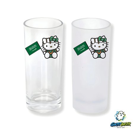 Saudi Hello Kitty Buzlu / Buzsuz Seçenekli Rakı Bardağı – 1 Adet Şık Sunum Bardağı 0289