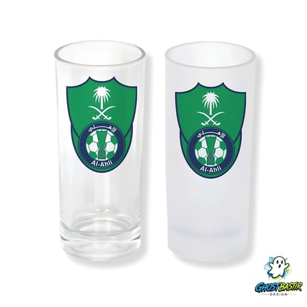 Al Ahli F.C. Buzlu / Buzsuz Seçenekli Rakı Bardağı – 1 Adet Şık Sunum Bardağı 0291