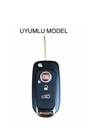 Egea 1 Adet Metal Çift Yönlü Anahtarlık Ve 1 Adet Mavi Silikon Anahtar Koruma Kılıfı