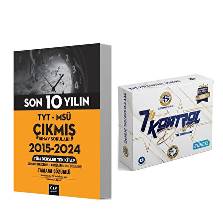 Çap Yayınları TYT Çap Yayınları TYT Çıkmış Sorular ve Bilgi Sarmal TYT Deneme Seti