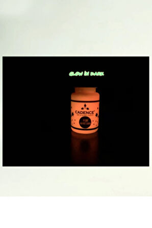 Karanlıkta Parlayan Hayalet Boya(glow In Dark)-50ml. Turuncu