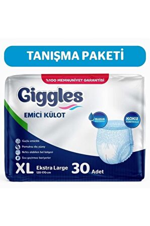 Yetişkin Emici Külot Extralarge 30'lu 1 Paket 30 Adet