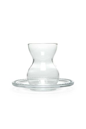 Paşabahçe etnik 12 parça çay seti takımı - çay bardağı takımı seti 96575