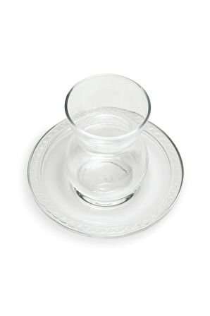 Paşabahçe etnik 12 parça çay seti takımı - çay bardağı takımı seti 96575