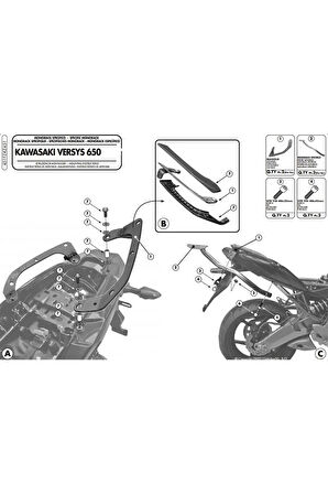451fzkawasakıversys650(10-14)arkaçantataşıyıcı