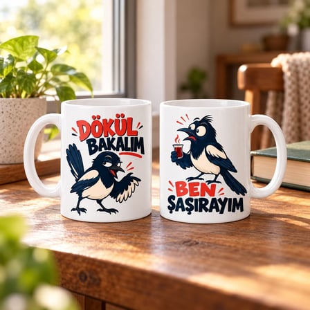 Gıybet Ekibi 2`li Porselen Kupa Seti - MODEL 745